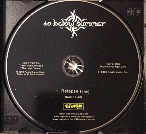 40 Below Summer : Relapse